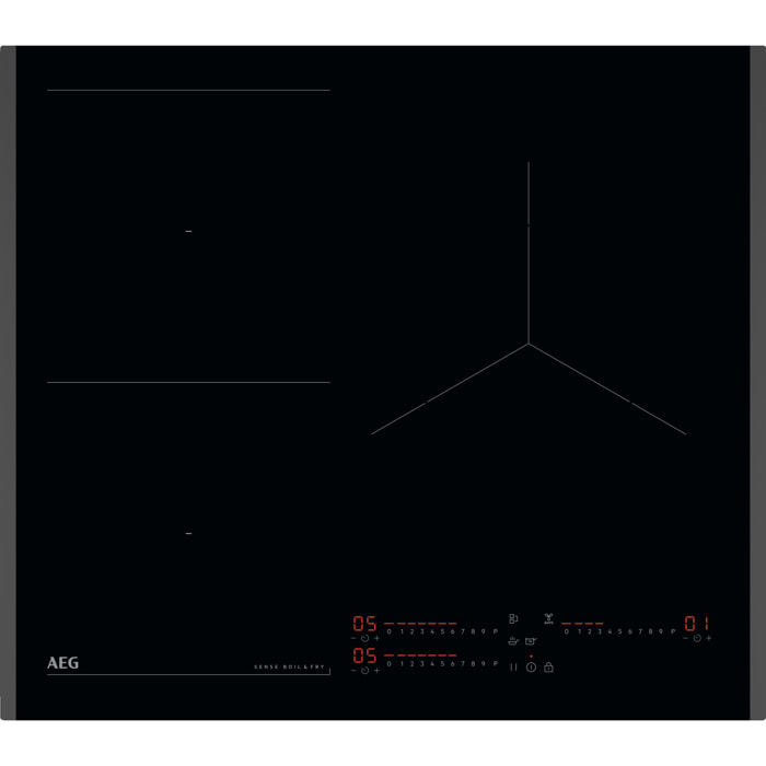 AEG Placa de inducción Serie 8000 Sense Boil&Fry de 60 cm TI63IQ30FB