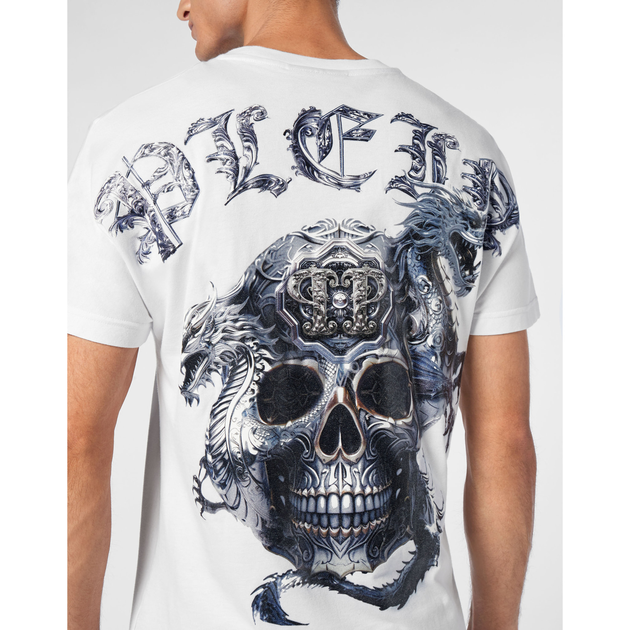PHILIPP PLEIN Camiseta Cuello Redondo SKULL