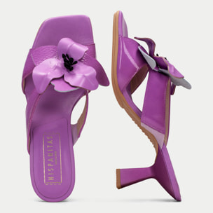 Sandalia Destalonada Daniella Violet 6 cm