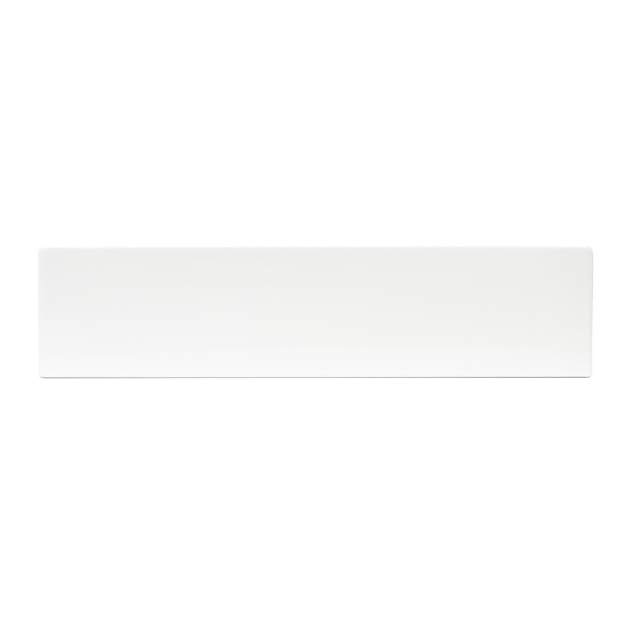 Cube Way 60x42 cm lavabo suspendu en céramique avec trou pour robinetterie au milieu, sans siphon ni mitigeur, blanc (SATCW6042)