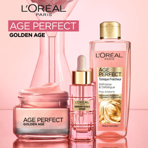 L’Oréal Paris Age Perfect Golden Age Trousse Routine Éclat pour Peaux Matures – 3 produits