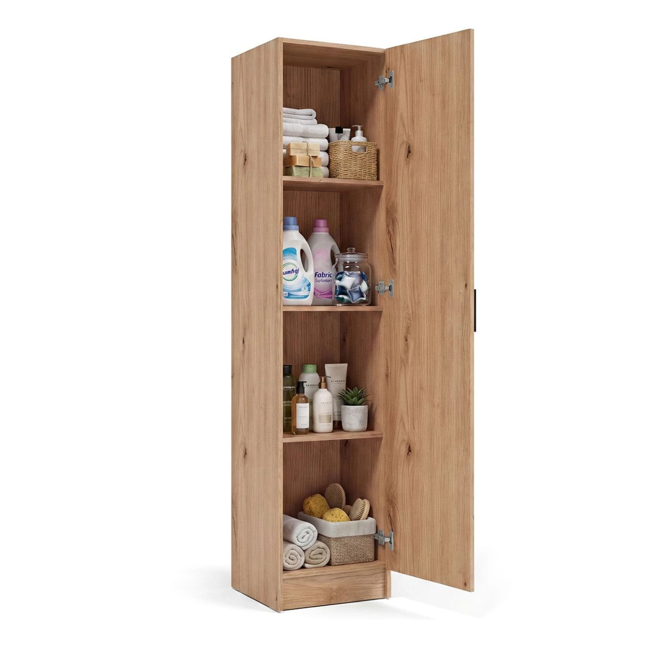 Armario de 1 puerta en alpine oak 37x180 cm Multi Useful 37 Alpine Oak