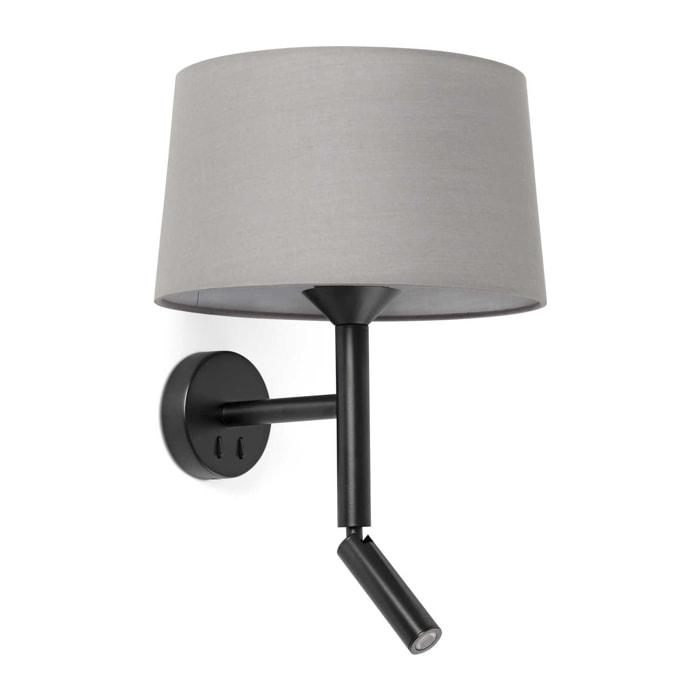 WINDSOR Applique noir/gris