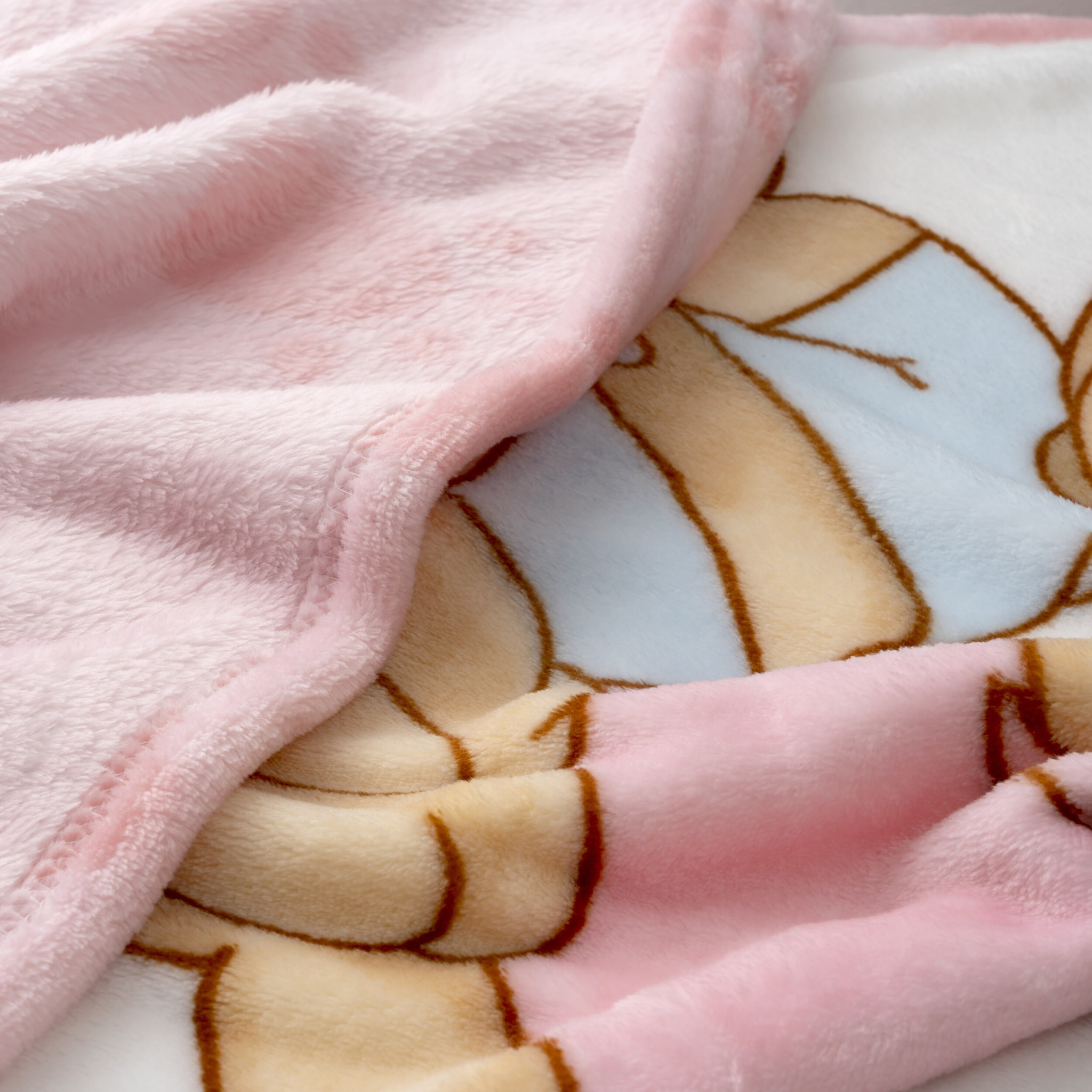 Manta Cuna Sedalina Parejita Osos Rosa