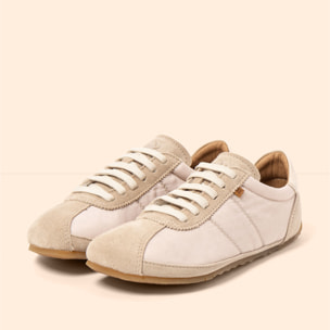 Zapatos N5935A MULTI MATERIAL CREAM/ONDINA color Cream