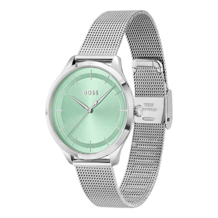 Reloj Boss 1502636 Mujer Analogico Cuarzo con Correa de Acero inoxidable