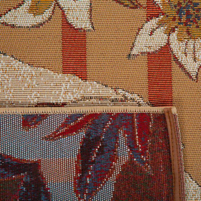 LIDO - Tapis intérieur/extérieur à motif floraux multicolores