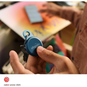 Tracker GPS CHIPOLO Loop rechargeable USBC bleu marine