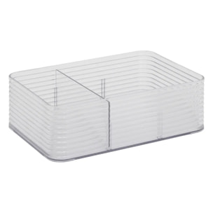 Organisateur "Plastor" 3 compartiments gris 22,5x15,3cm