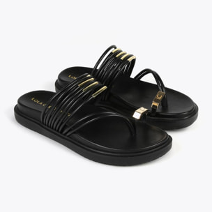 Sandali fascette arrotondate