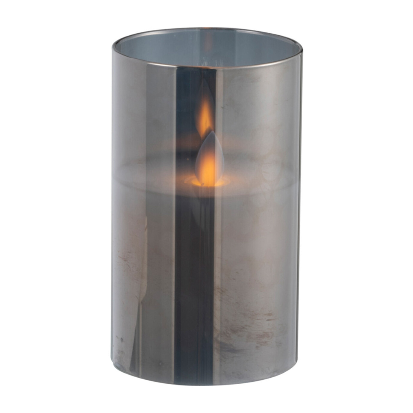 J-Line lampe Brillante - verre - gris - small - LED