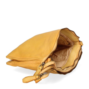 Borsa a tracolla da donna - Modello Lucca - Vera pelle - 26.0 x 19.0 x 3.0 cm