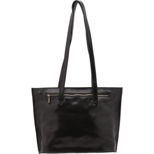 Borsa a spalla  da donna In Vera pelle Made in Italy 27x38,5x10 cm