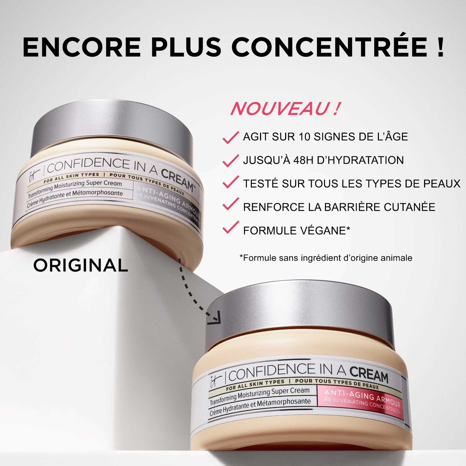 Confidence in a Cream™ Supercharged - Crème hydratante et métamorphosante anti-âge