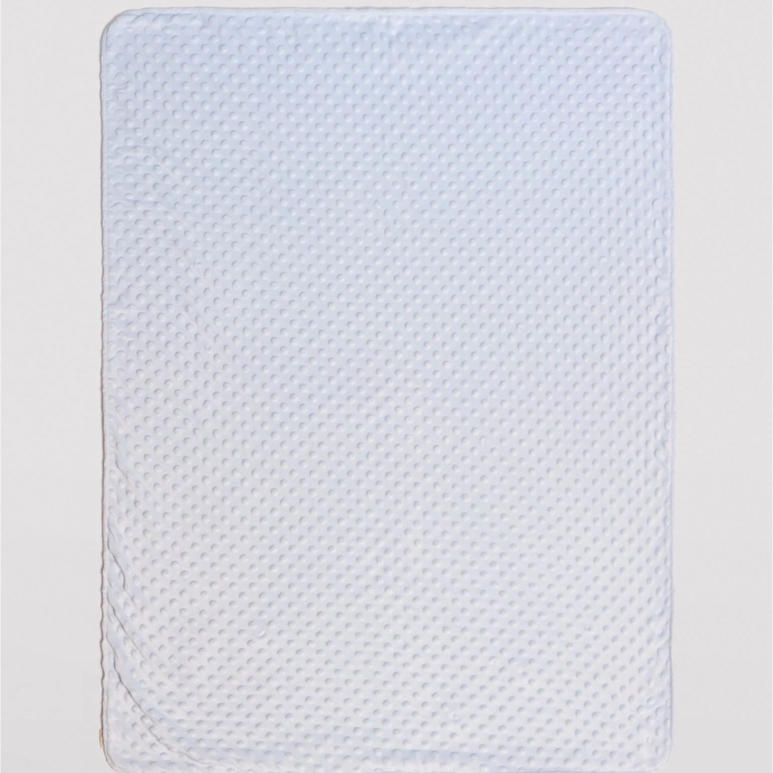 Copertina per neonato con pois azzurri