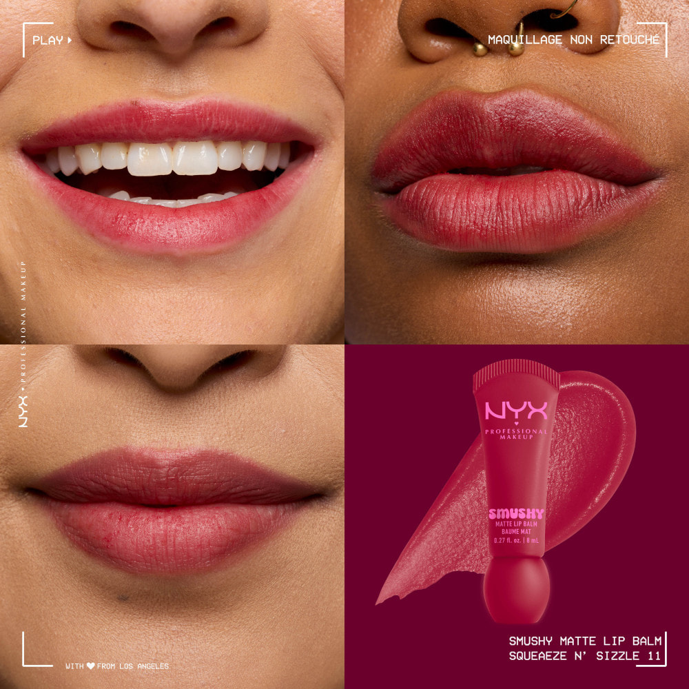 NYX Professional Makeup Smushy baume à lèvres teinté Squeeze n' Sizzle