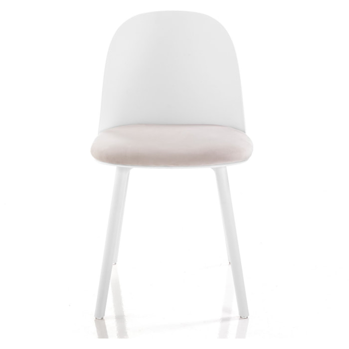 Oresteluchetta Set 4 Sedie TELLA WHITE