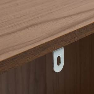 Étagère Mix'N Modul 4 cases carré marron