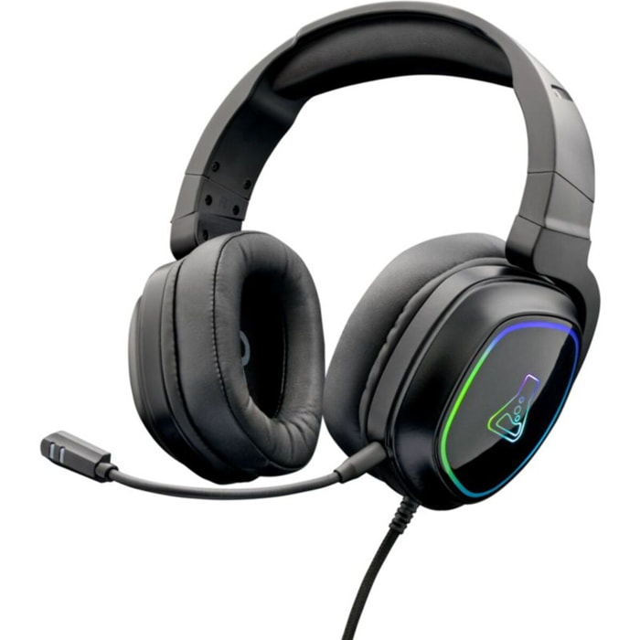 Casque gamer THE G-LAB KORP RADIUM NOIR