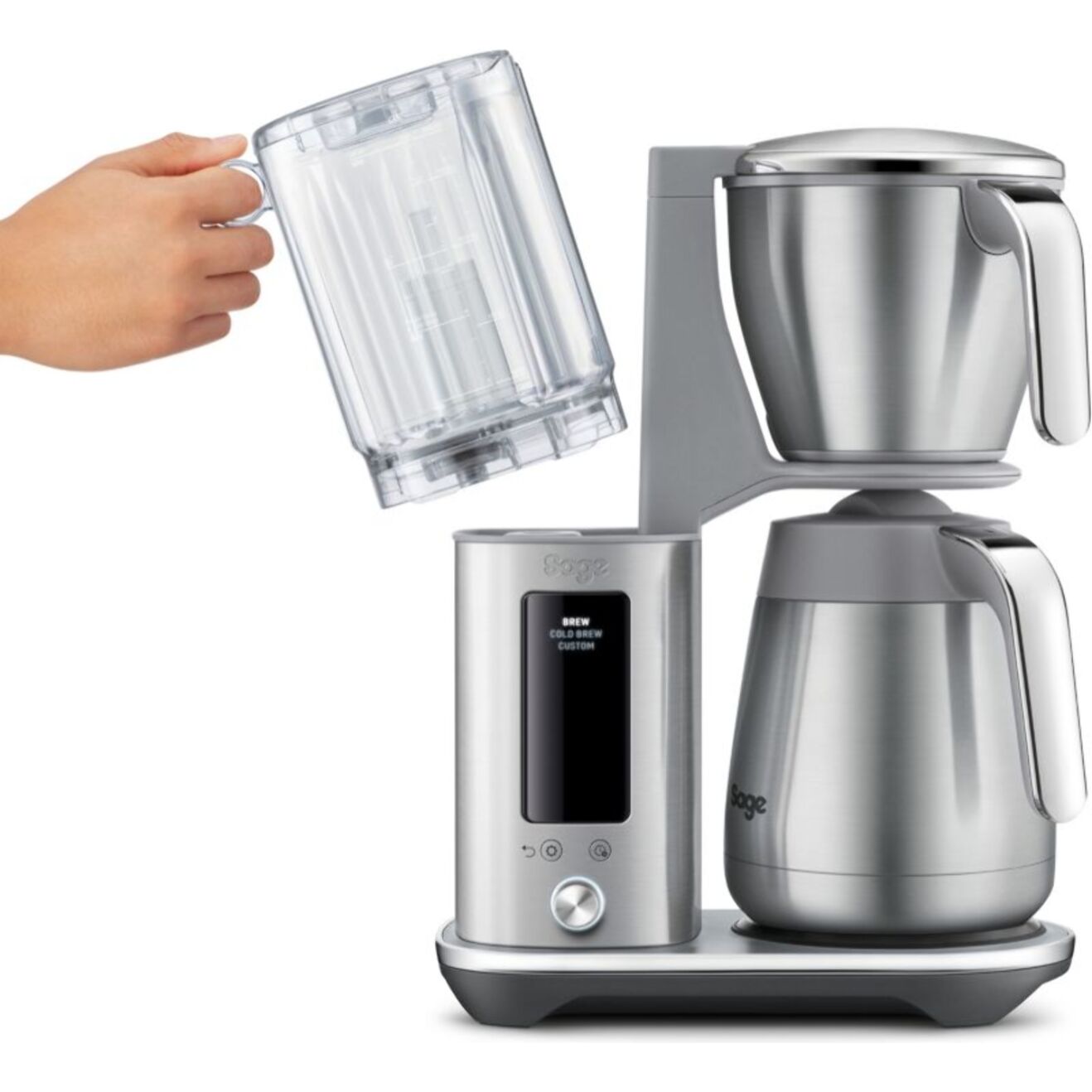 Cafetière isotherme SAGE APPLIANCES SDC465BSS4EEU1
