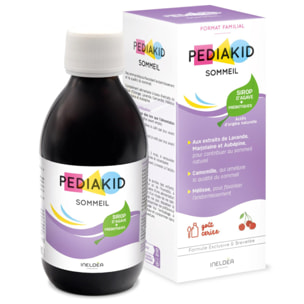 PEDIAKID - Pack Sirops Sommeil & Nervosité - Compléments alimentaires à base de plantes - Formule exclusive au sirop d'Agave - Aide à réduire l'agitation - Facilite l'endormissement - 2 flacons 125ml