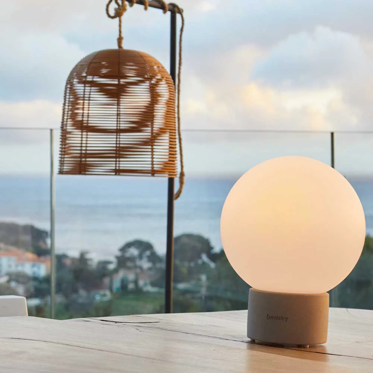 Lampe de table sans fil TERRA H25CM