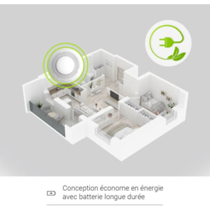 Détecteur de fumée EZVIZ connecté T4C