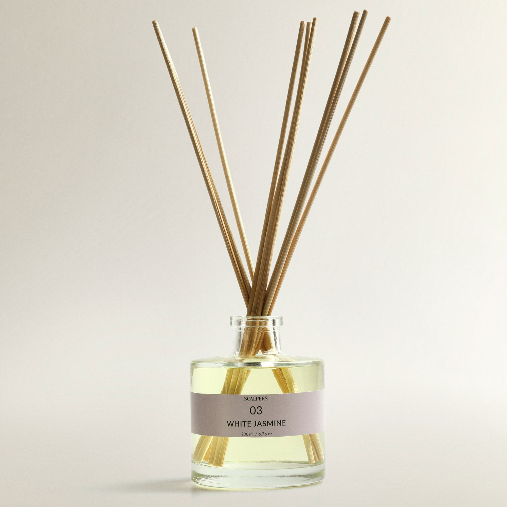 Set de 2 difusores mikado de 200ml aroma jazmín blanco scalpers