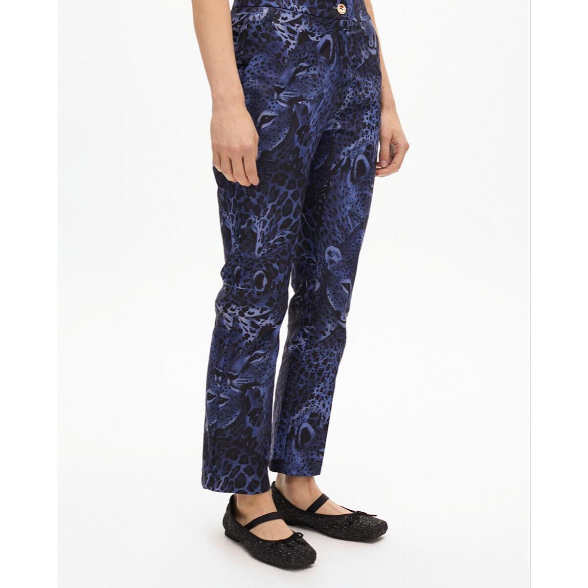 Pantaloni da completo animalier