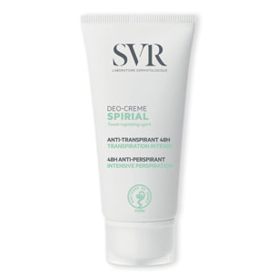 Spirial - Déodorant Crème Anti-Transpirante 48h, Multi-Zones 50 ml