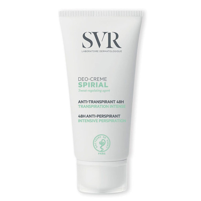 Spirial - Déodorant Crème Anti-Transpirante 48h, Multi-Zones 50 ml