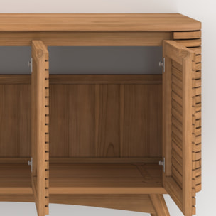 Meuble de salle de bain en bois de teck 140 cm - Auguste