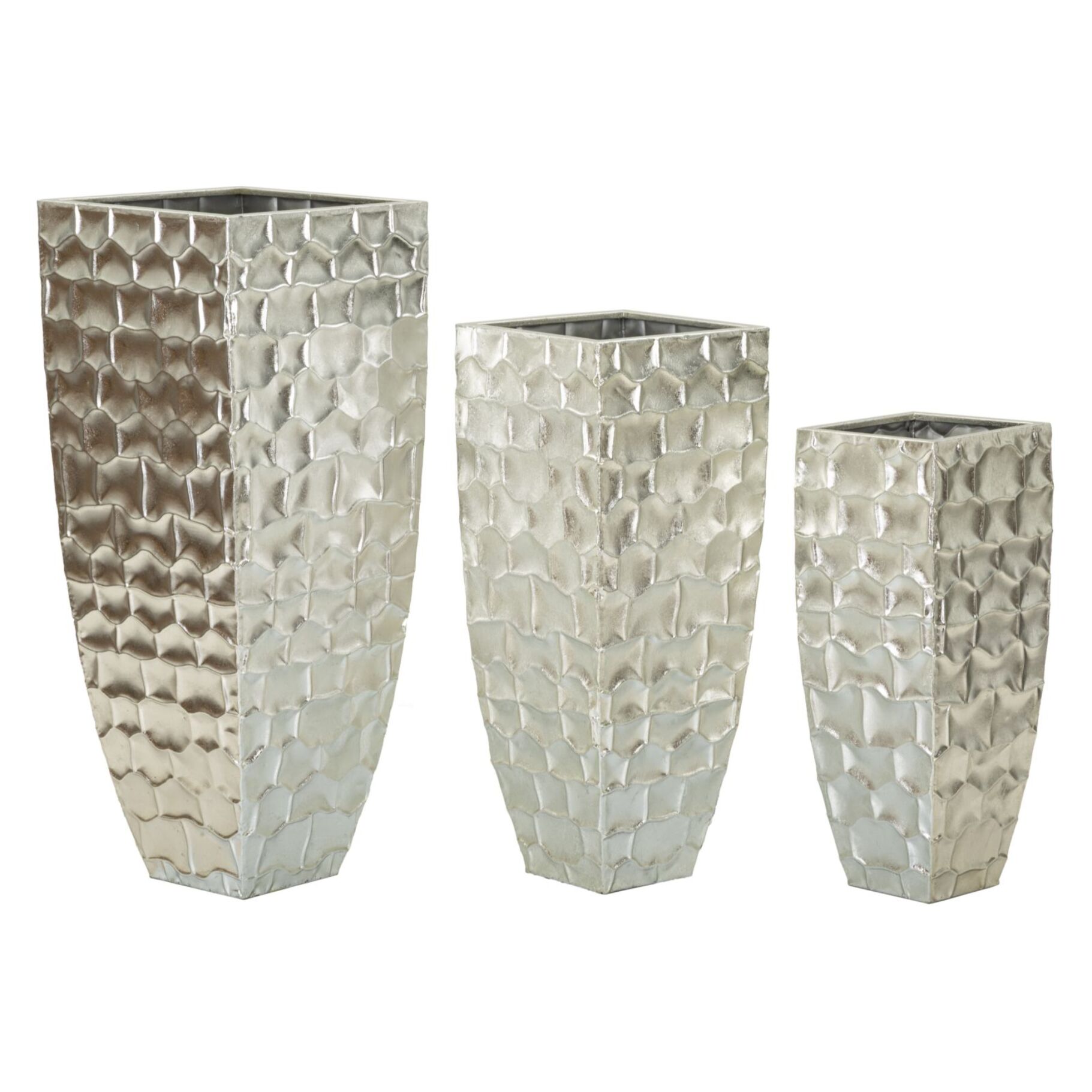 P/VASI TRIS ARGY CM Ø 38,1X90,8-30,5X75,6-24,8X62,2