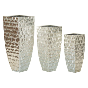 P/VASI TRIS ARGY CM Ø 38,1X90,8-30,5X75,6-24,8X62,2