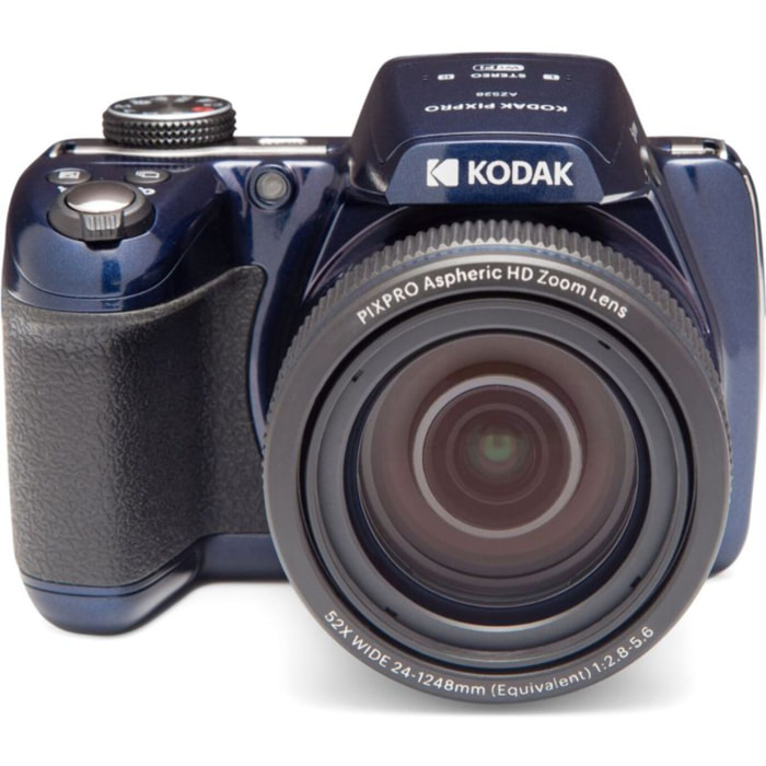Appareil photo Bridge KODAK AZ528 Bleu + 2eme Batt + etui