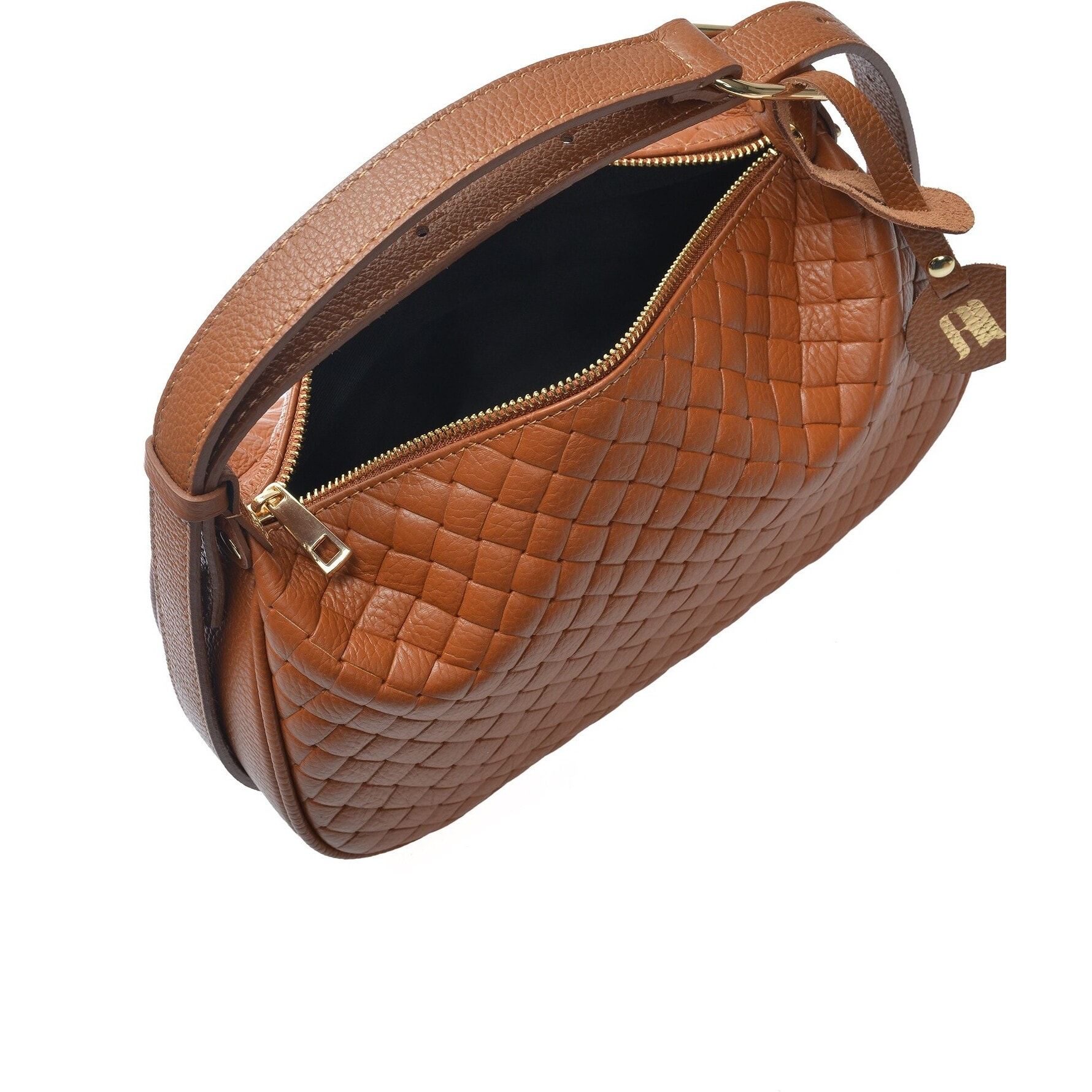 Borsa a mano Anna Luchini Cammello