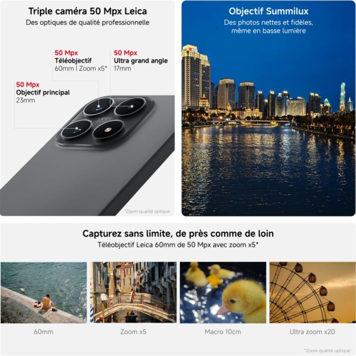 Smartphone XIAOMI 17 conçu avec Leica 512Go Noir 5G