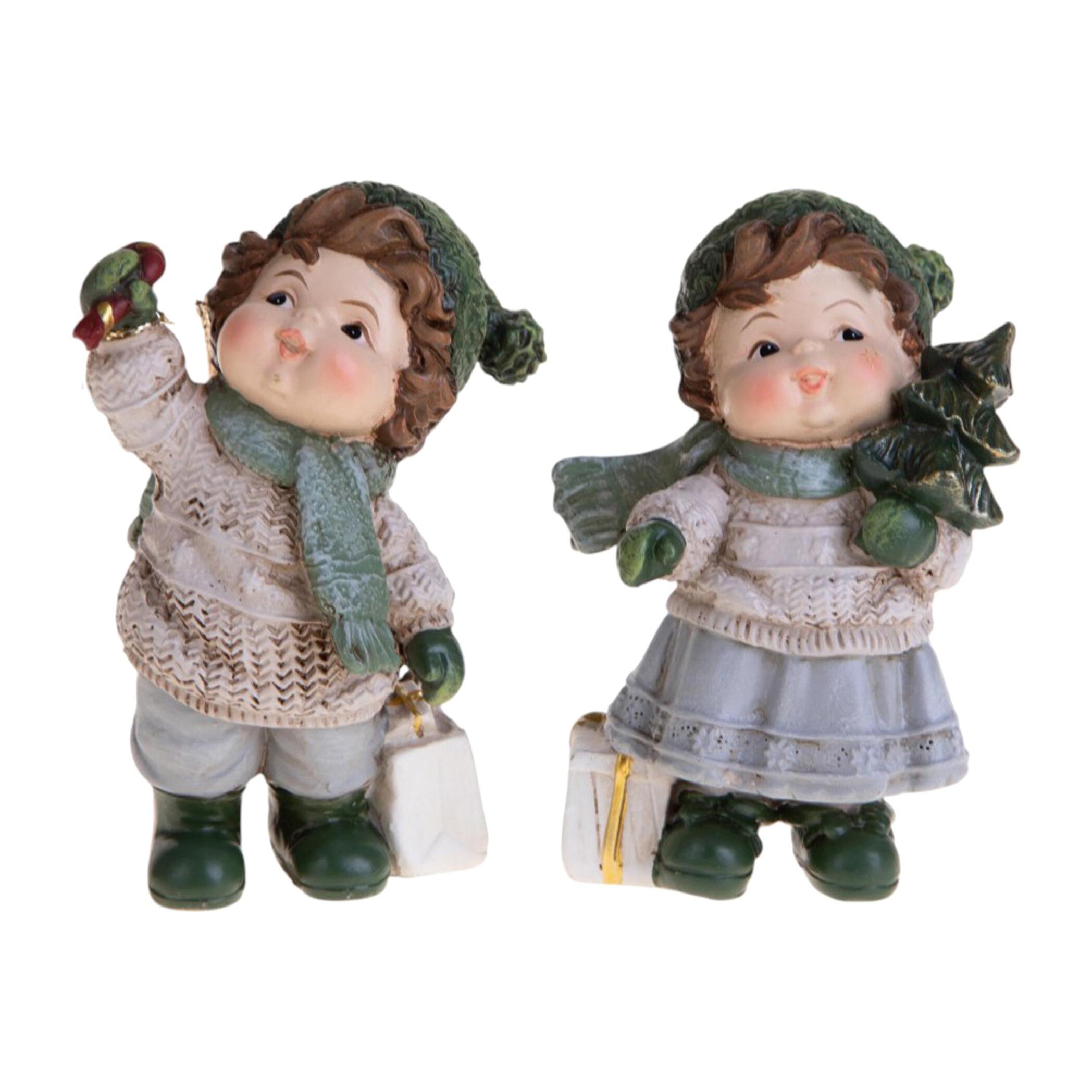 Bimbi con doni - Pezzi 4 - VERDE - Bianchi Dino SpA