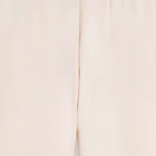 Pantaloni donna dritti in felpa garzata