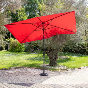 Parasol droit HAPUNA rectangulaire -