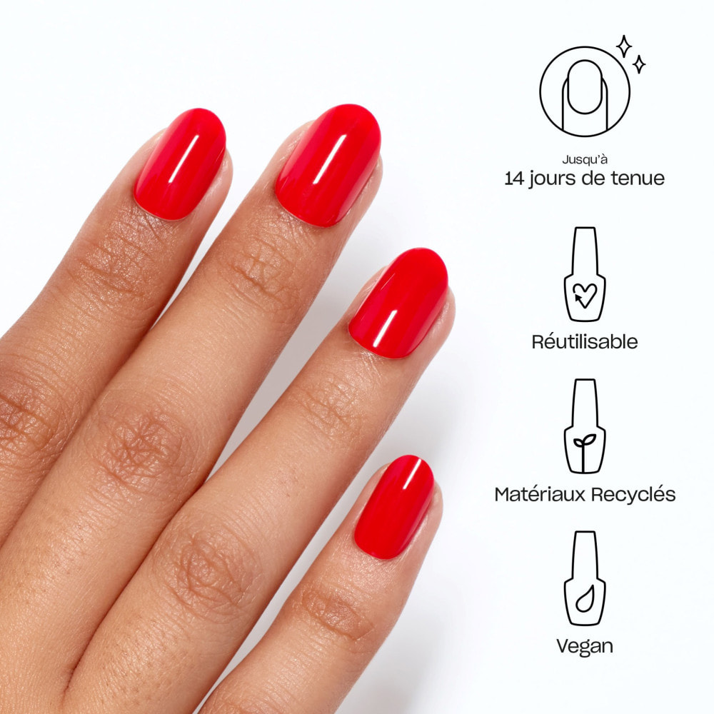 Repair Mode - Sérum Restructurant pour les Ongles fragiles et endommagés - 9ml xPRESS-ON - Cajun Shrimp - Faux ongles réutilis