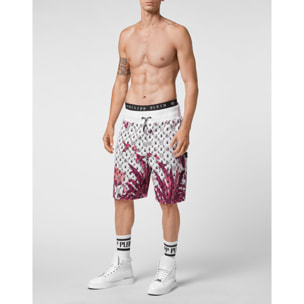 PHILIPP PLEIN Jogging Shorts Flowers