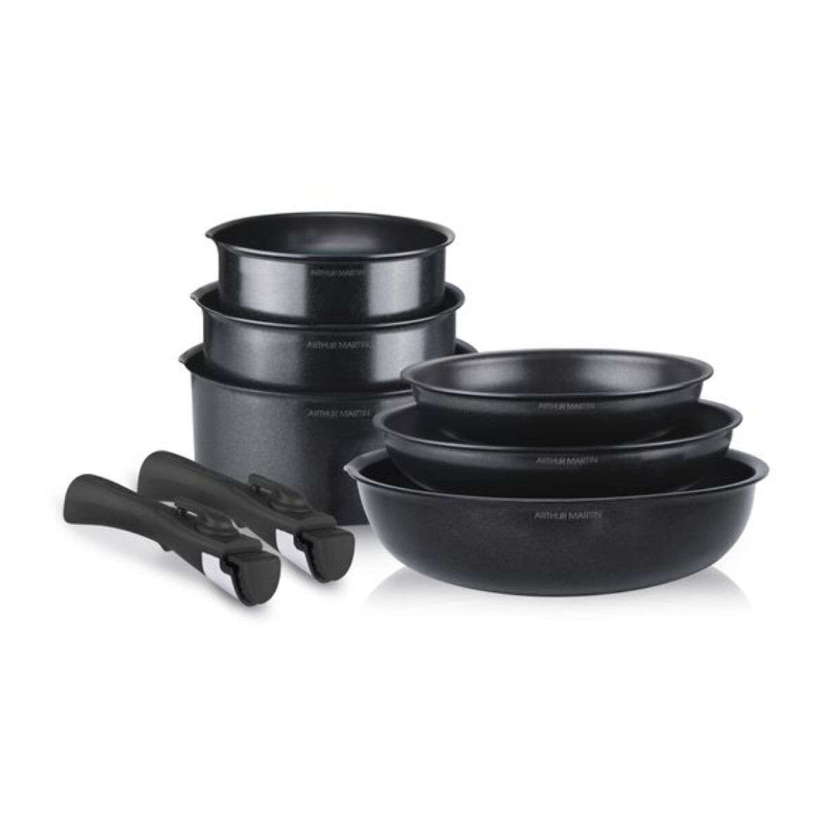 AM. Batterie de 8 pièces amov noir