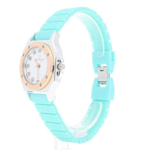 Orologio OPS! PARIS STONE Silicone Verde Acqua