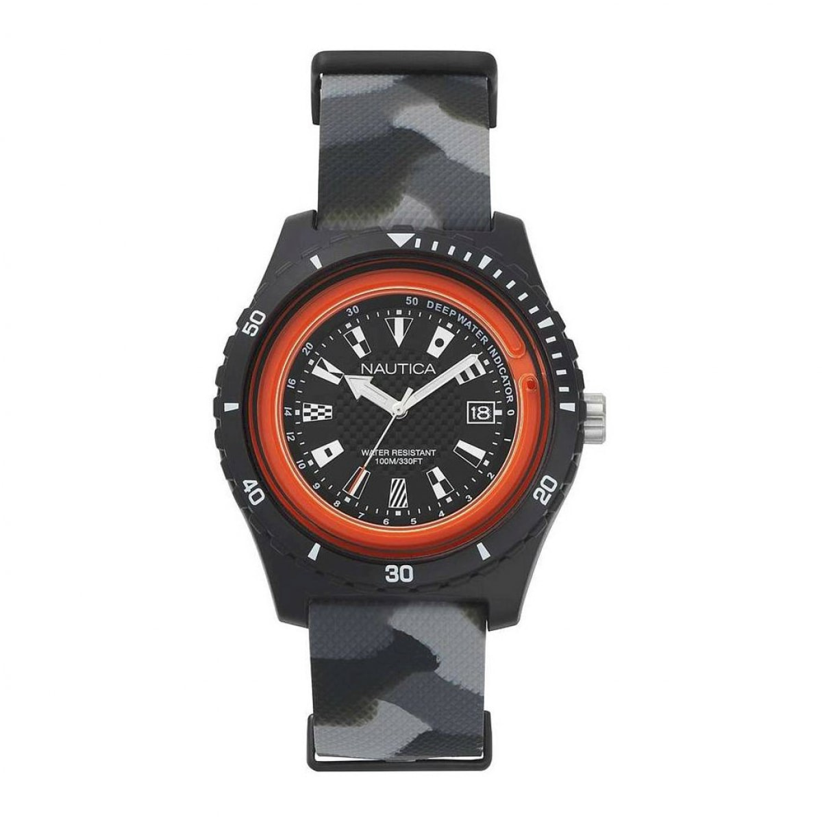 Reloj Nautica NAPSRF005 Hombre Analogico Cuarzo con Correa de Silicona