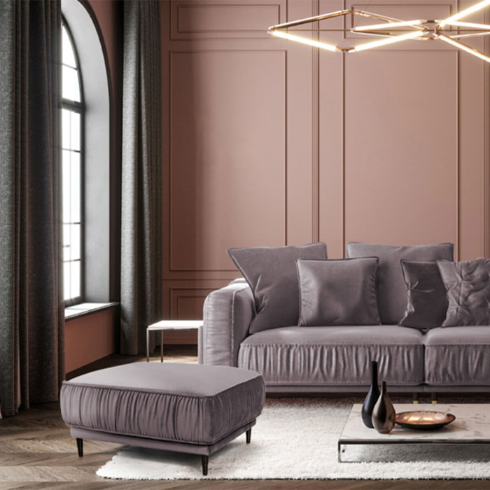 Pouf taille S Fiorenzo Velours