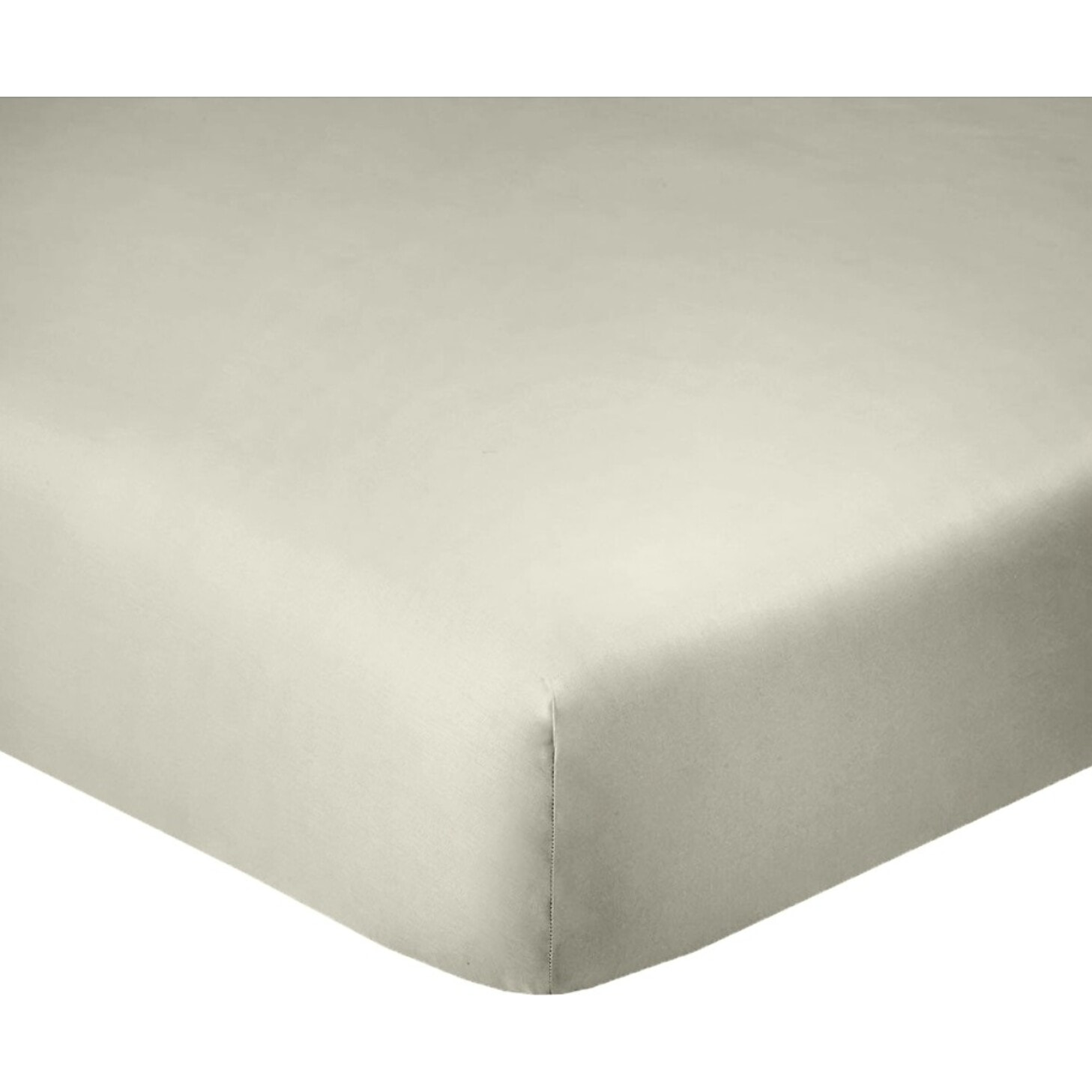 Drap Housse 90x190cm Bonnet 35cm 100% Coton 57fils Grege