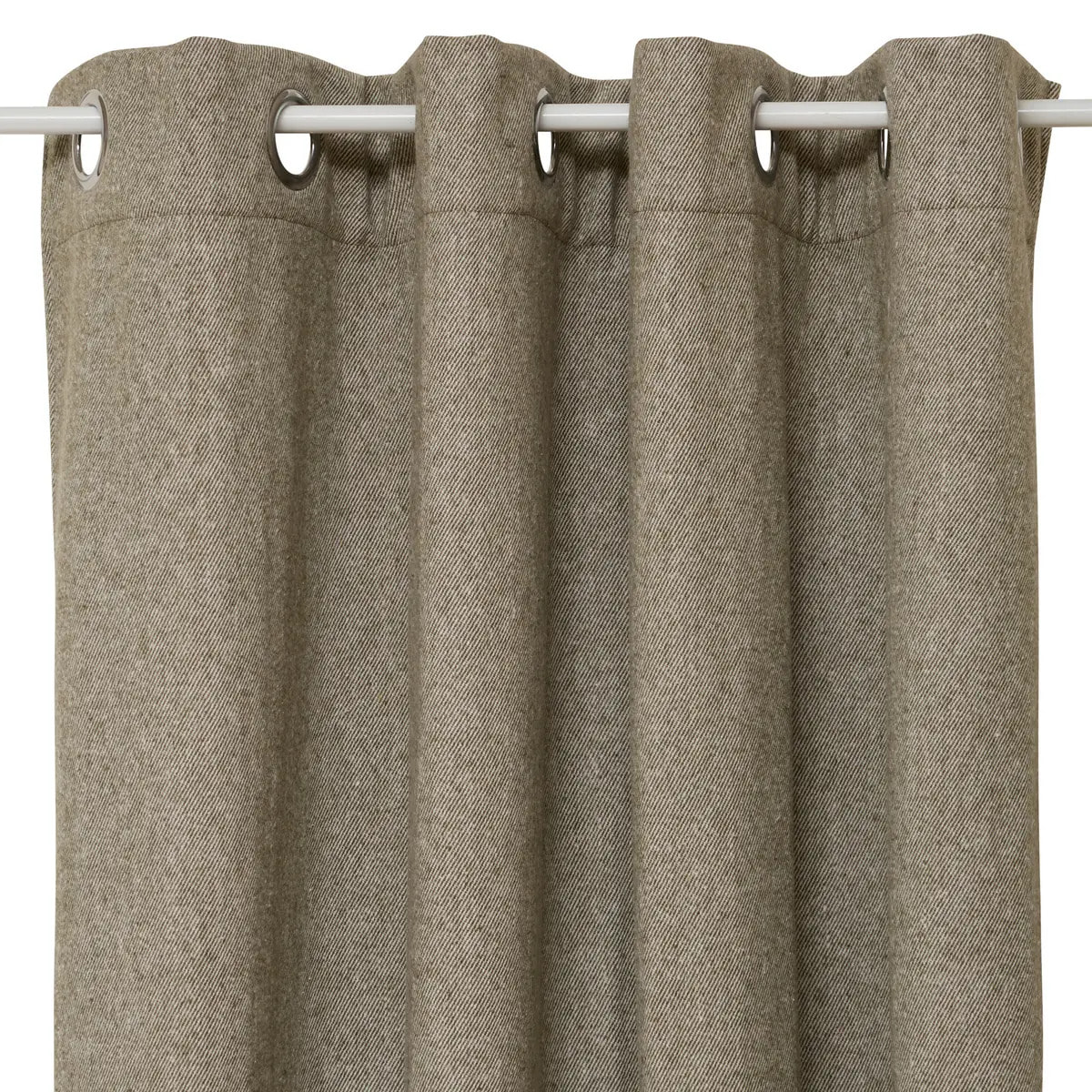 Rideau isolant Kys vert Kaki 140x260cm