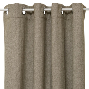 Rideau isolant Kys vert Kaki 140x260cm