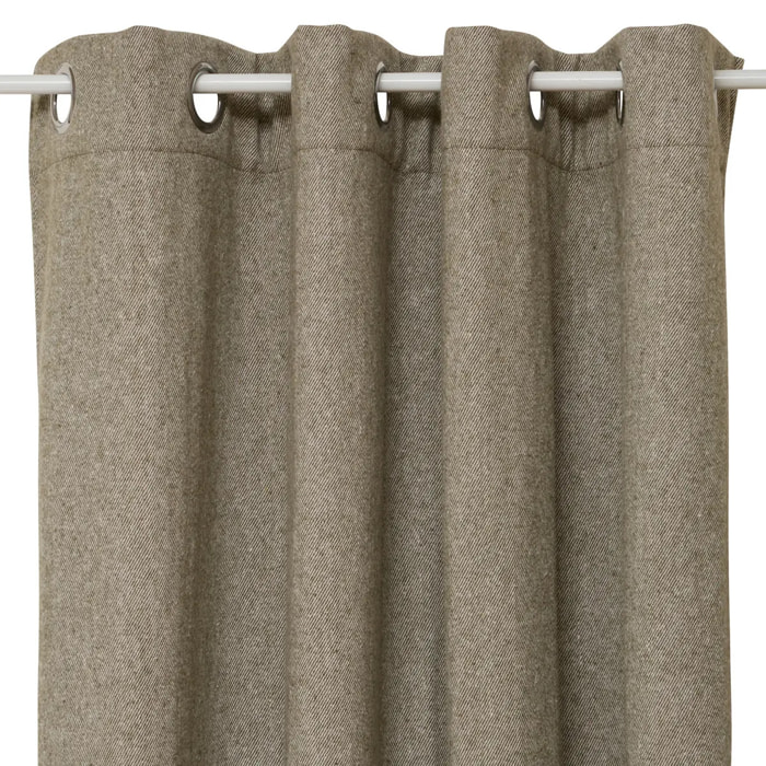 Rideau isolant Kys vert Kaki 140x260cm